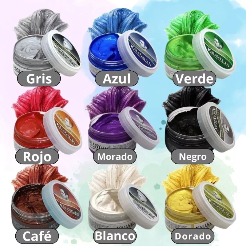 Universo en Linea 3 Cera Plata Peinar Cabello Calidad Hair
