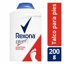 Rexona Efficient Desodorante Antibacterial para Pies en Talco Elimina Bacterias 200 g