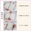 ISAX Seal Notebook, A5 Transparent, Large, Clear, Glitter Included, Binder,