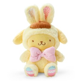 Sanrio 026409 Plush Easter Rabbit Pudding, 10.6 x 8.8 x 6.7 inches (27 x 22.3 x 17 cm), Character