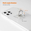 [2 Pack] Transparent Diamond Setting Cell Phone Ring Holder Stand,360