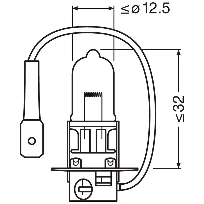 Osram N460 Neolux Standard Subsidiary Headlight