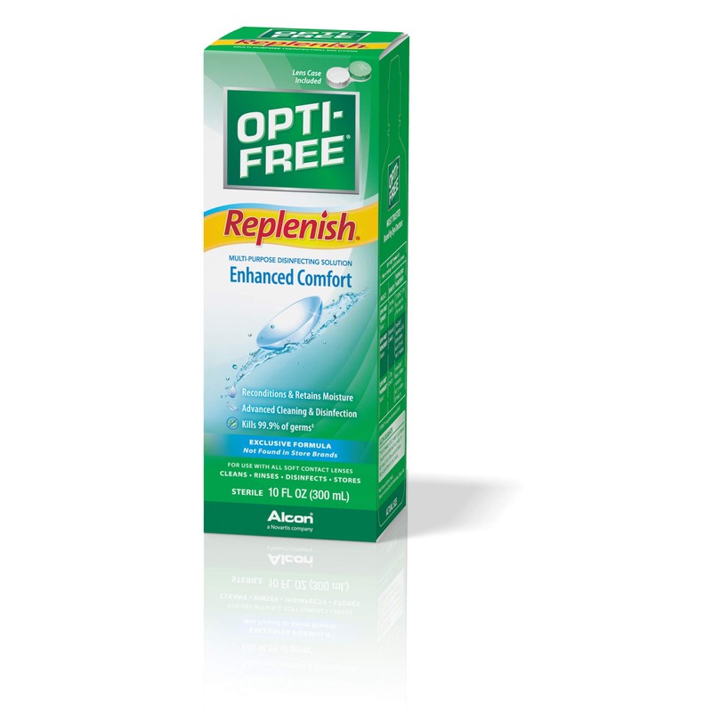 Opti-Free RepleniSH Multi Purpose Disinfecting Solution-10 oz, Twin Pack