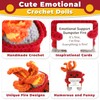 Dalycro Emotional Dumpster Crochet Fire Handmade Dumpster Doll with Positive