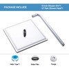 RODDEX Square Rain Shower Head, High Pressure Rainfall Showerhead, Large