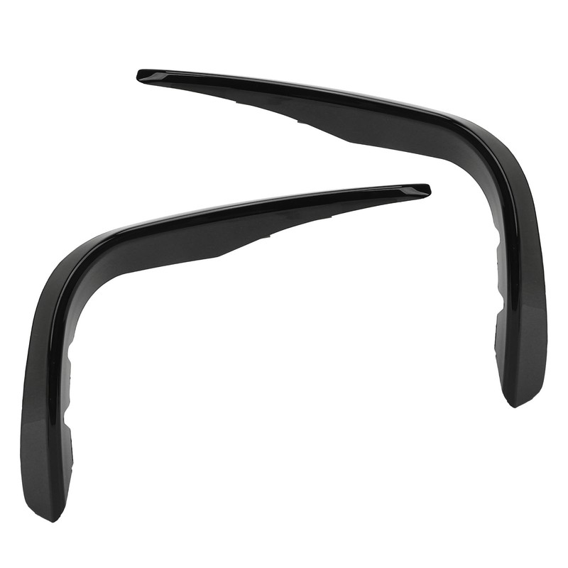Front Bumper Wind Knife Fin Car Gloss Black Fog Light