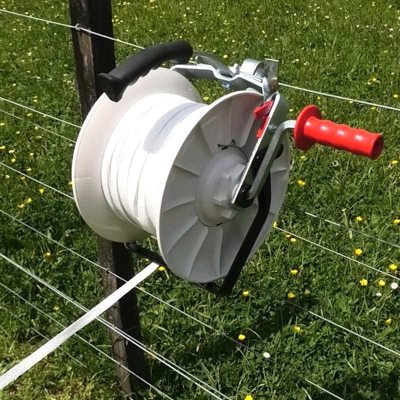 3:1 Geared Fence Reel - Strainrite White