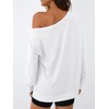 AUTOMET Women Off the Shoulder Sweatshirt Oversized Tops Fall Outfits