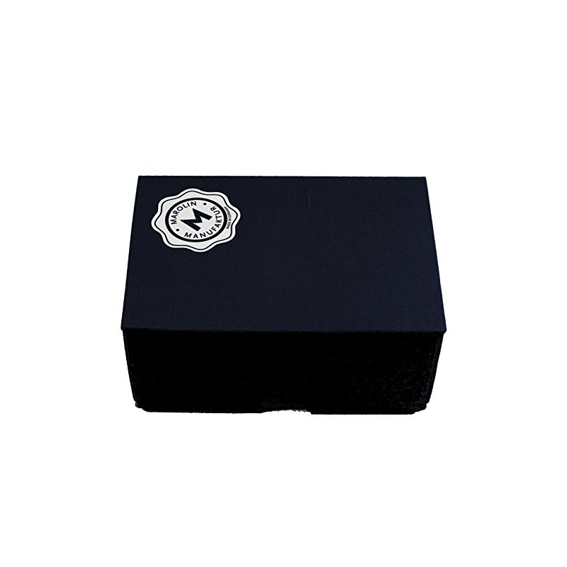 Marolin Yellow Crescent MA2011022 German Glass Ornament w/Gift Box