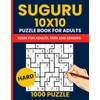 Suguru Puzzle Book - 1000 Hard 10x10 Logic Puzzles (Tectonic