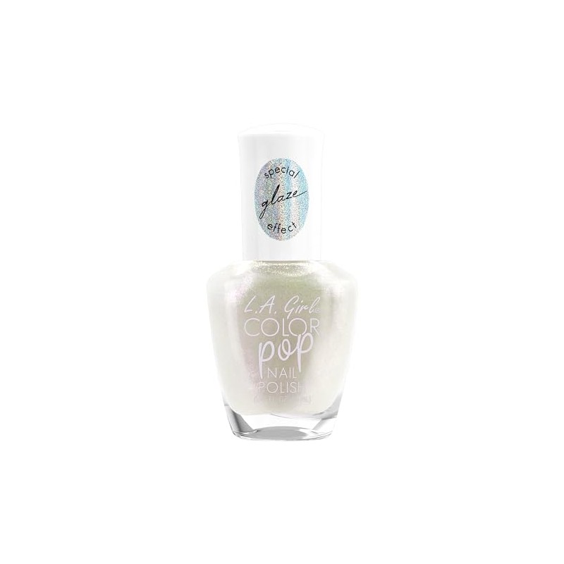 L.A. Girl Color Pop Nail Polish with Diamond Powder, Flirt
