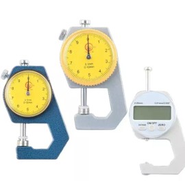 디지털 두께 측정기 정밀 계측기 게이지 종이 측정 표면 [평평 0-10mm] Digital Thickness Gauge Precision Measuring Instrument Paper Measurement Surface [Flat 0-10mm]