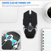X13 Wireless Rechargeable Gaming Mouse Mute Water Cooled Luminous Mechanical