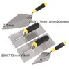 ZJNOTED 4 Piece Concrete Tools includes plastering trowel with SQ