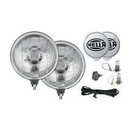 HELLA 005750952 500 Series Driving Lamp Kit, Clear, 6"