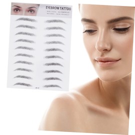 Mikinona Easy Apply Artificial Eyebrow Stickers 3d Eyebrow Stencils for Men Women Needed
