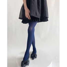 Eukkis 80D Fabric for Spring and Summer, 30 Colors, Matte Velvet Material, Color Tights, UV Protection, Thin Stockings, Women's, Dance Practice, Slightly Transparent, Stretchy, Comfortable, Tear