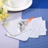 Wowagoga Foil Candy Wrappers - 6x6 Inches Gold Aluminum Foils