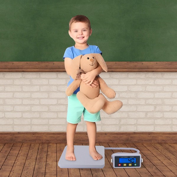 Medical Grade Floor Scale Digital LCD Display Slimline Scale Pet