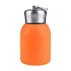 10oz/300ml Stainless Steel Water Bottle, Small Vacuum Insulated Water Bottle Vacuum Leak Proof Sport Insulated Tumbler Vacuum Cup Hot and Cold Water Bottle Women Girls Kids Gift (Orange)