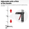 AMBITFUL AL250 Steel Wheeled Mobile Heavy Duty Light Stand for