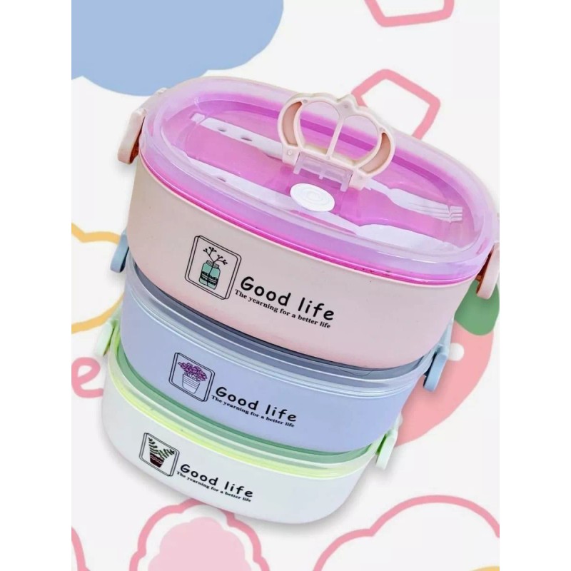 K&H Lonchera Oficina Corona Topper Cubiertos Alimentos Lunch Box