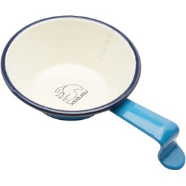 Nordisk Madame Bla Measure Cup 250ml Blau-Weiß - Robuster emaillierter Camping-Messbecher, 250ml, Größe 250 ml - Farbe S