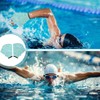 GNHG Schwimmhandschuhe Fingerlose Wasserhandschuhe Wasserwiderstandstraining Trainingsschwimm, Handschuhe Einstellbare Handflossen Tauchhandschuhem
