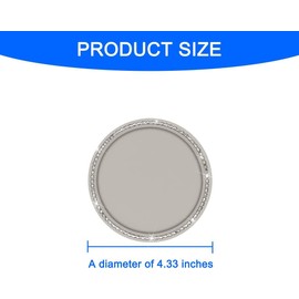 Car Anti-Slip Pad, PVC Non-Slip Washable Reusable Extra Strong Sticky Pad, Multi-Functional Auto Dashboard Gripping Mat for Suction Cup Phone Mount GPS Holds Sunglasses Coins (Gray)