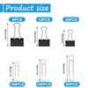 Binder Clips Paper Clips Assorted Sizes, 340 pcs Binder &