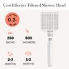 Homlord Filtered Shower Head with Handheld White - High Pressure