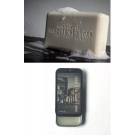 Cologne POVERTY CO. Solid Cologne Fragrance 0.5 Oz In  DIRY LEATHER+ 6.5 SOAP BAR