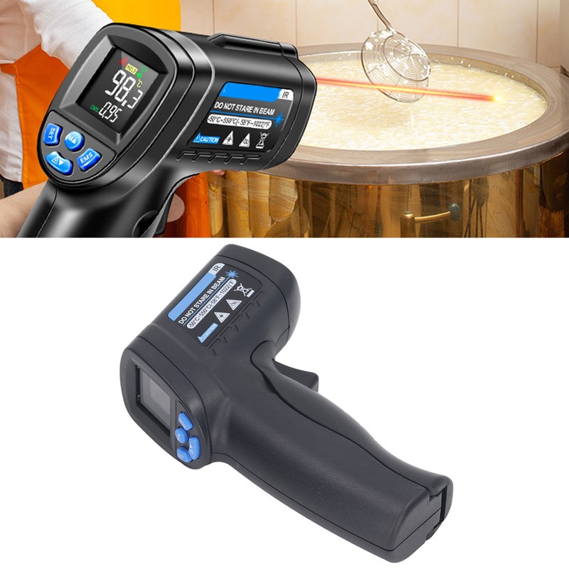 Infrared Thermometer Handheld High Accuracy Digital Laser Temperature Tester Non