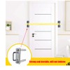 Qinwuwu 2Pcs Closed Bar Holder for Door Barricade, Close Bar