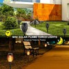 Solar Torch Light with Flickering Flame, 6 Pack Torches Solar