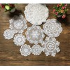MINDPLUS Set of 11 Hand Crocheted Doilies Cotton Crochet Lace