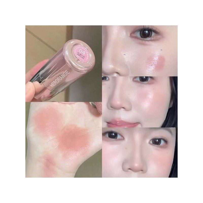 페이스 리퀴드 블러셔 치크 틴트 오래 하이라이터 루즈 지속되는 블러쉬