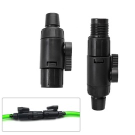Aquarium Hose Valve Pipe Valve Fish Tank Quick Release Connector Aquarium WaterControl Valve Pipe Connector Adapter with Quick Release Handle(16mm)