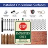 Employees Only Beyond This Point Signs 10"x7" Stop Do Not