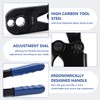 Flytuo 1/2" & 3/4" Combo PEX Crimping Tool for Copper