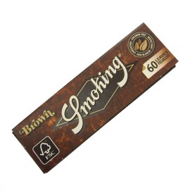 Smoking Smoking, Brown Single Paper 60 Pack of X5 Shag Smoking Hand Wind