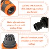 Gardena coupling, hose connector, garden hose connector set, 4 pieces