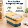 Collapsible Airtight Food Storage Container – Sealed Lid for Pet