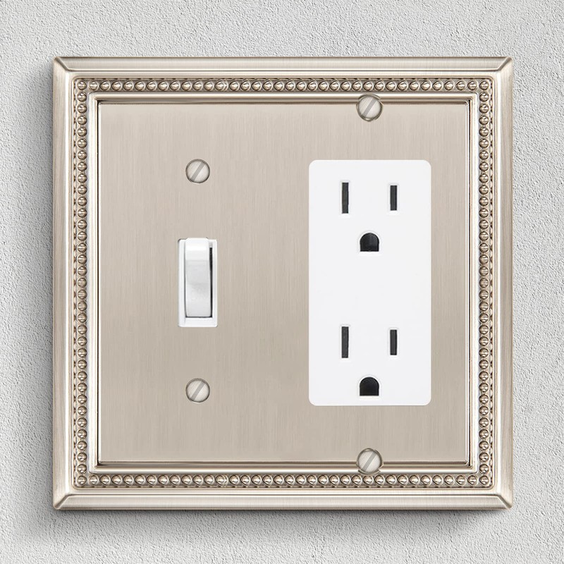 Henne Bery Sunken Pearls Heavy Duty Decorative Wall Plate Switch