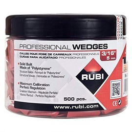 Rubi Tools Wedges 3/16 In. (500 Pc.) Jar Usa
