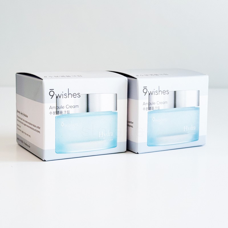 Nine Wishes Cream Hydra Ampoule Moisture Cream 50ml x 2