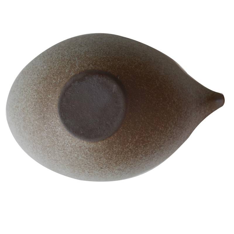 Katakuchi Ball Medium Bizen Style Matcha Bowl, 6.1 fl oz