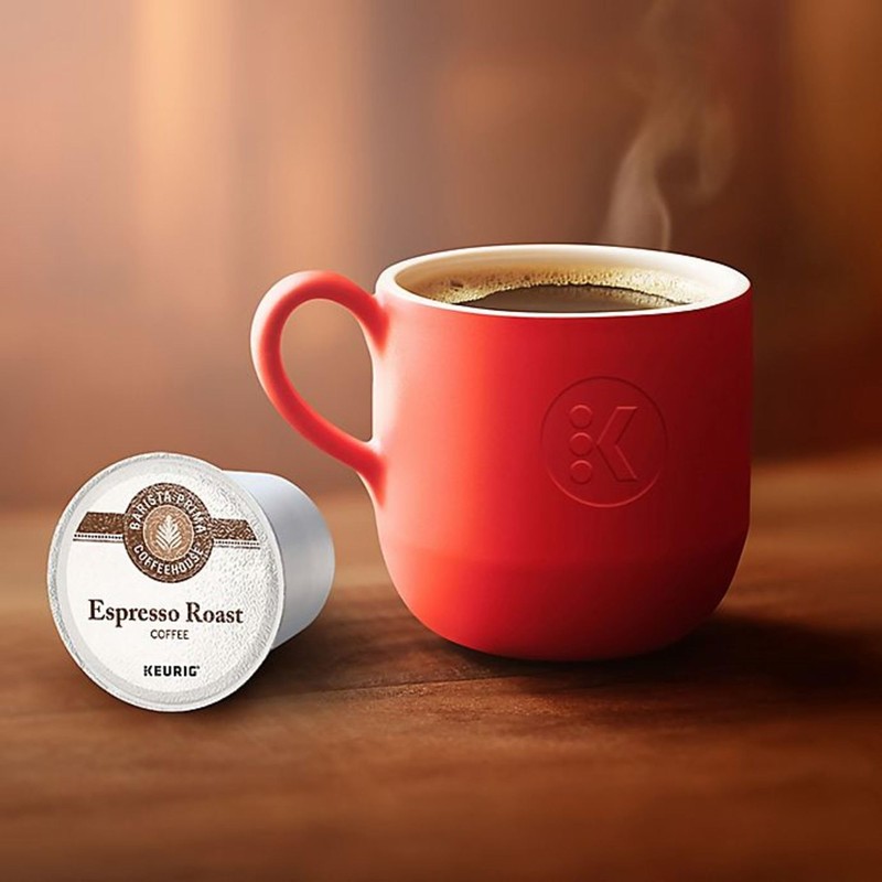 Barista Prima Coffeehouse Espresso Roast Coffee, Keurig Single Serve K-Cup