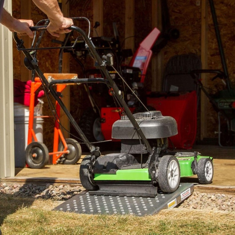 Guardian Aluminum Shed Storage Ramp - Lawnmower ATV Golf Cart