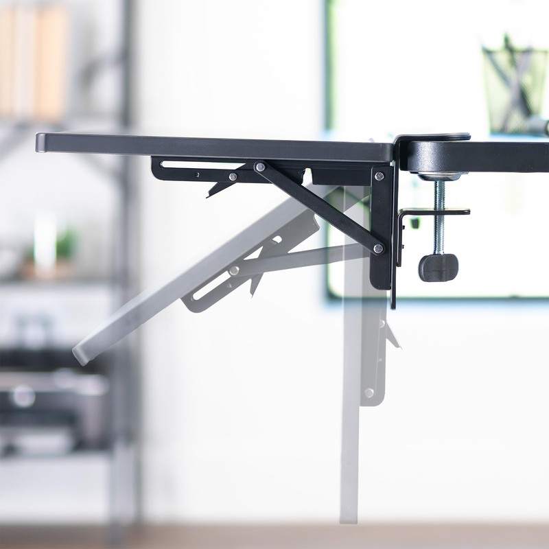 VIVO Clamp-on 36 x 12 inch Foldable Desk Extender, Wrist